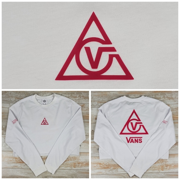 Vans V66 Supply Tri LS Crop Tee - Picture 1 of 12